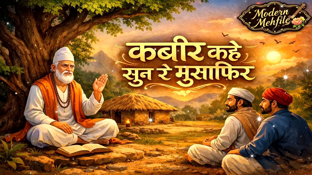 कबीर कहे सुन रे मुसाफिर | Sant Kabir Das Chetawani Bhajan | Nirgun Vani | Modern Mehfile
