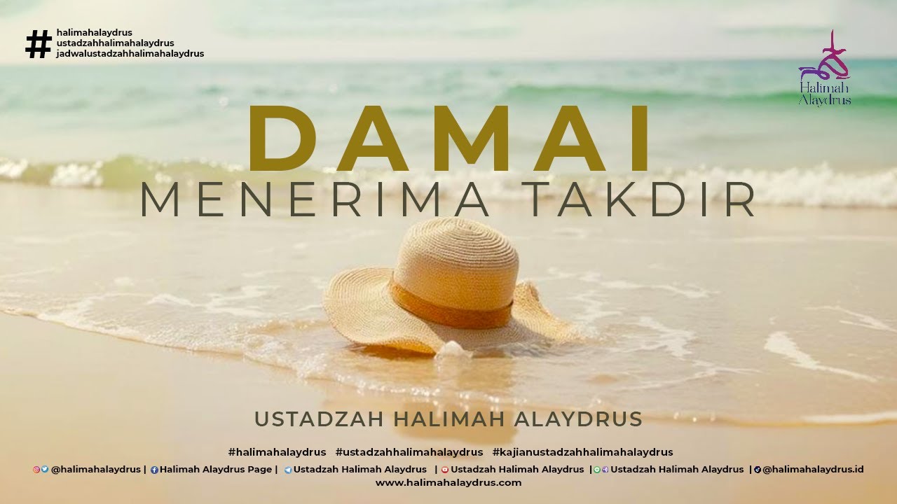 🎙️𝗗𝗔𝗠𝗔𝗜 𝗠𝗘𝗡𝗘𝗥𝗜𝗠𝗔 𝗧𝗔𝗞𝗗𝗜𝗥 - 𝗨𝗦𝗧𝗔𝗗𝗭𝗔𝗛 𝗛𝗔𝗟𝗜𝗠𝗔𝗛 𝗔𝗟𝗔𝗬𝗗𝗥𝗨𝗦