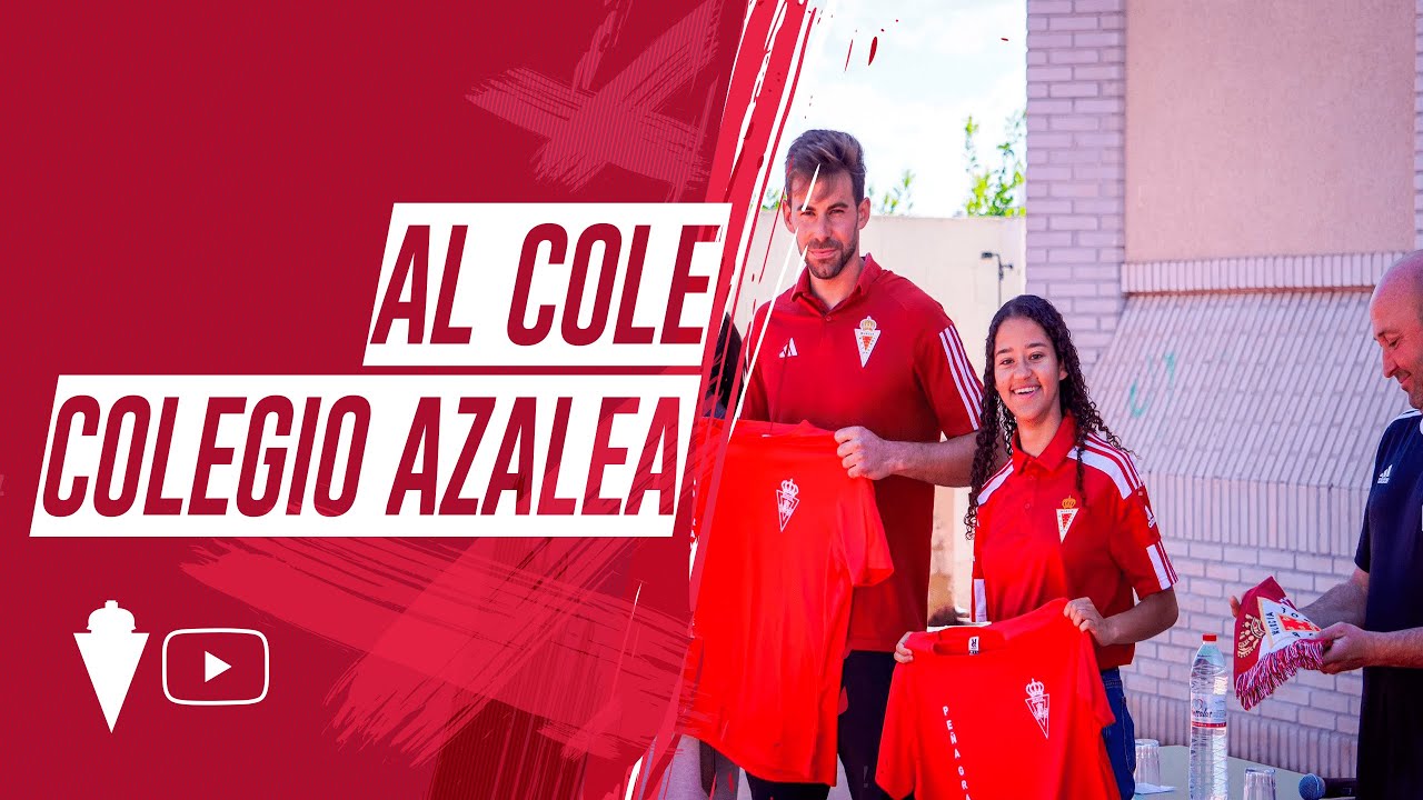 AL COLE | Gianni y Lara Vilarino visitan el colegio Azalea de Beniel en Real Murcia Al Cole