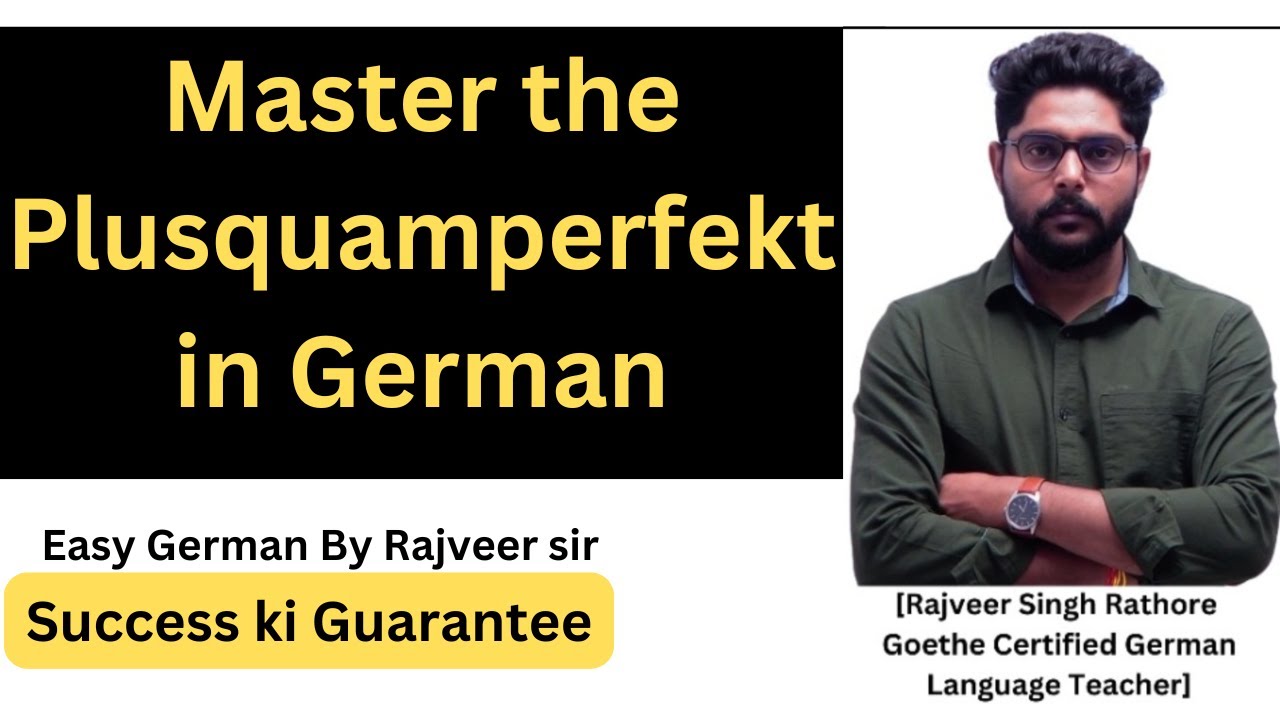 Plusquamperfekt in German | How to Use the Plusquamperfekt in German
