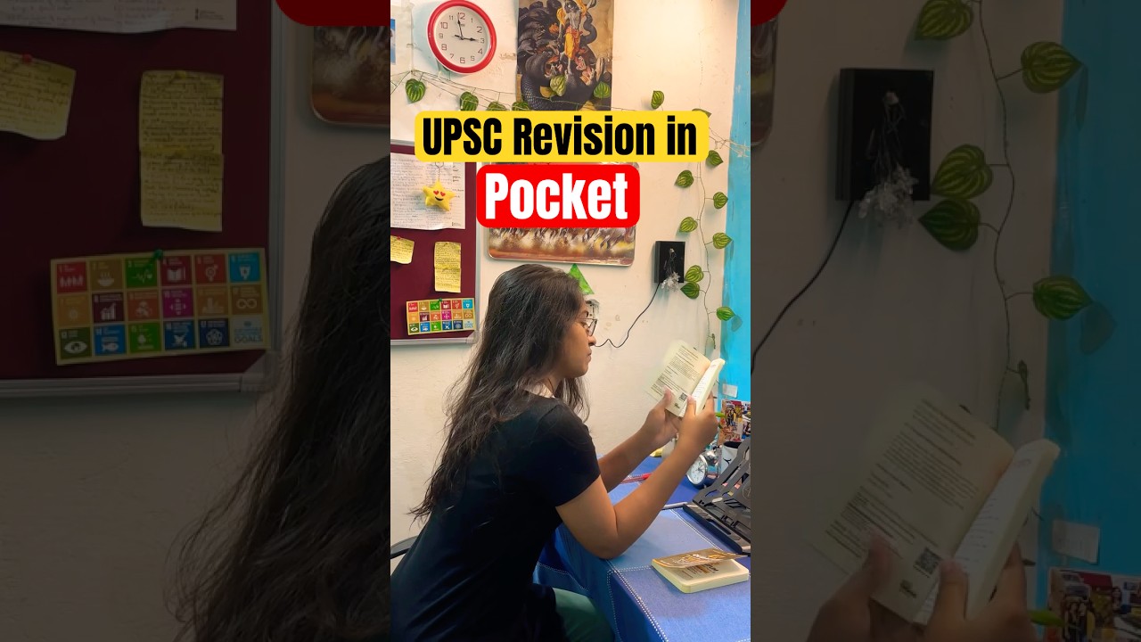 UPSC Revision in Your Pocket?🤯GS Quick Revision Hack #ias #upsc #study #shorts #motivation #viral