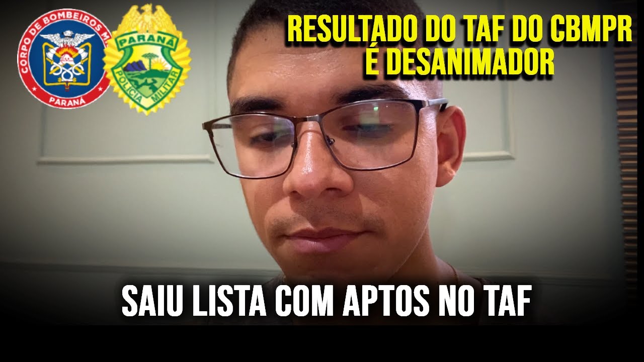 62% reprovados e ausentes no TAF do CONCURSO DOCBMPR