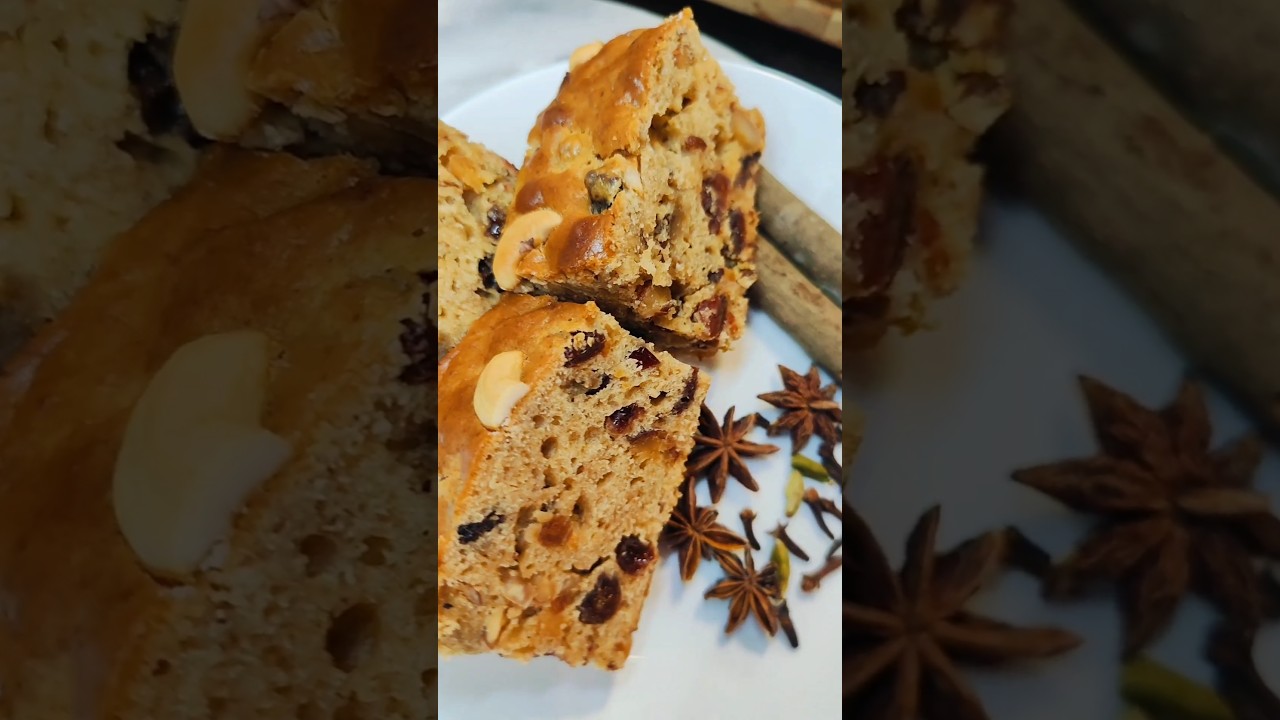 plum cake with old monk rum /Christmas plum cake recipe