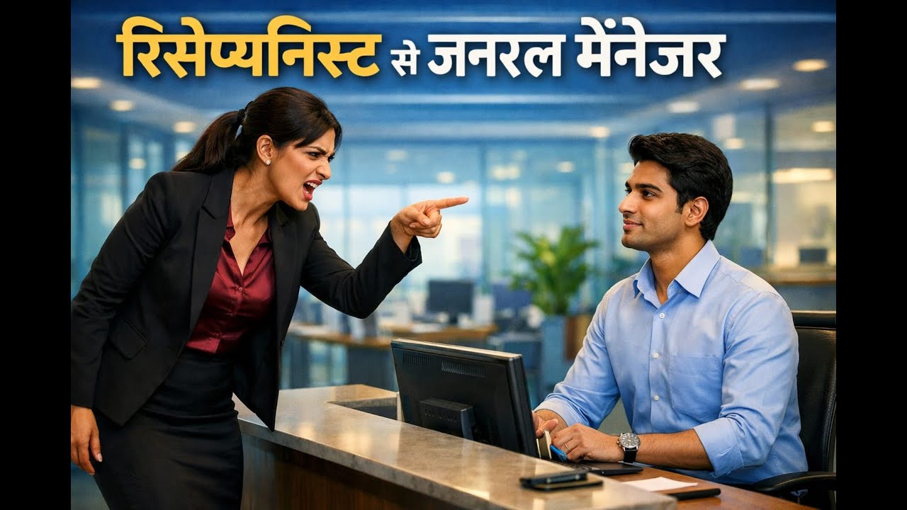 “रिसेप्शनिस्ट से जनरल मैनेजर—एक अविश्वसनीय कहानी” ✅