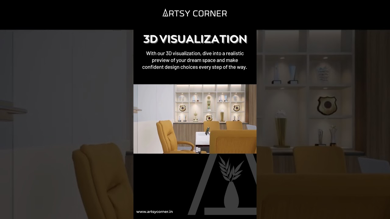 3D visualization technology to see the realistic preview of your space #3dvisualization