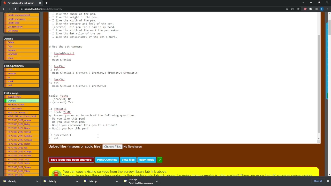 Psytoolkit: Scale and Subscale Scores