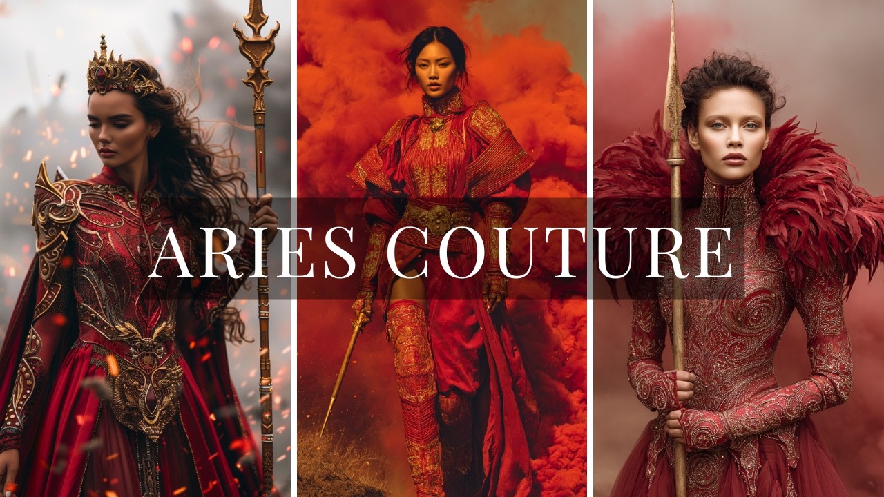 Aries: First of the Zodiac (AI Couture Film) | Couture Legends