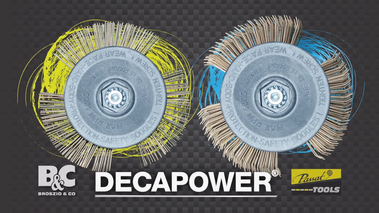 Brosses à décaper DECAPOWER