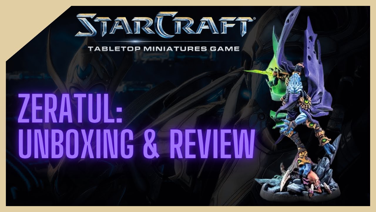 Игра StarCraft Miniatures: распаковка и обзор Зератула