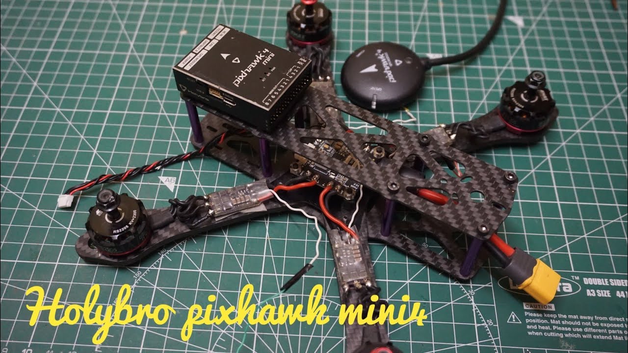 Holybro Mini4 Pixhawk 5inch Mini Drone Build/Eamx 2300KV Motors#Qground control
