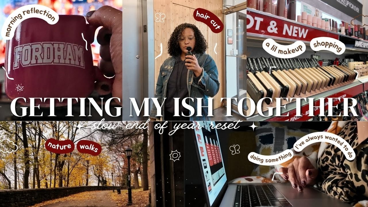 easing into a reset #vlog | getting my ish together, new headshots, speaking at Fordham, hair cut