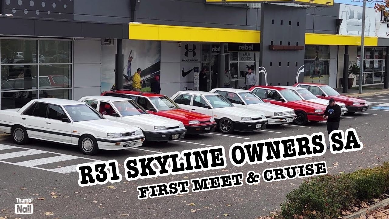 R31 Skyline Owners SA FIRST Cruise! - R31 Skyline Meet & Cruise