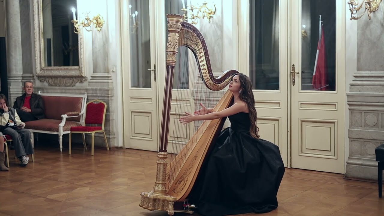 Malaguena performed by Zeynep Duru Güleç, Young Harpist