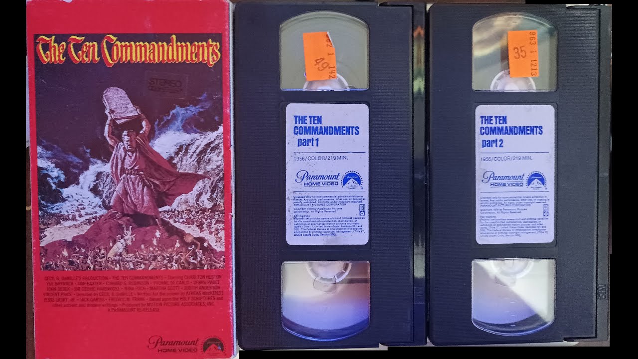 Closing to The Ten Commandments 1983 VHS