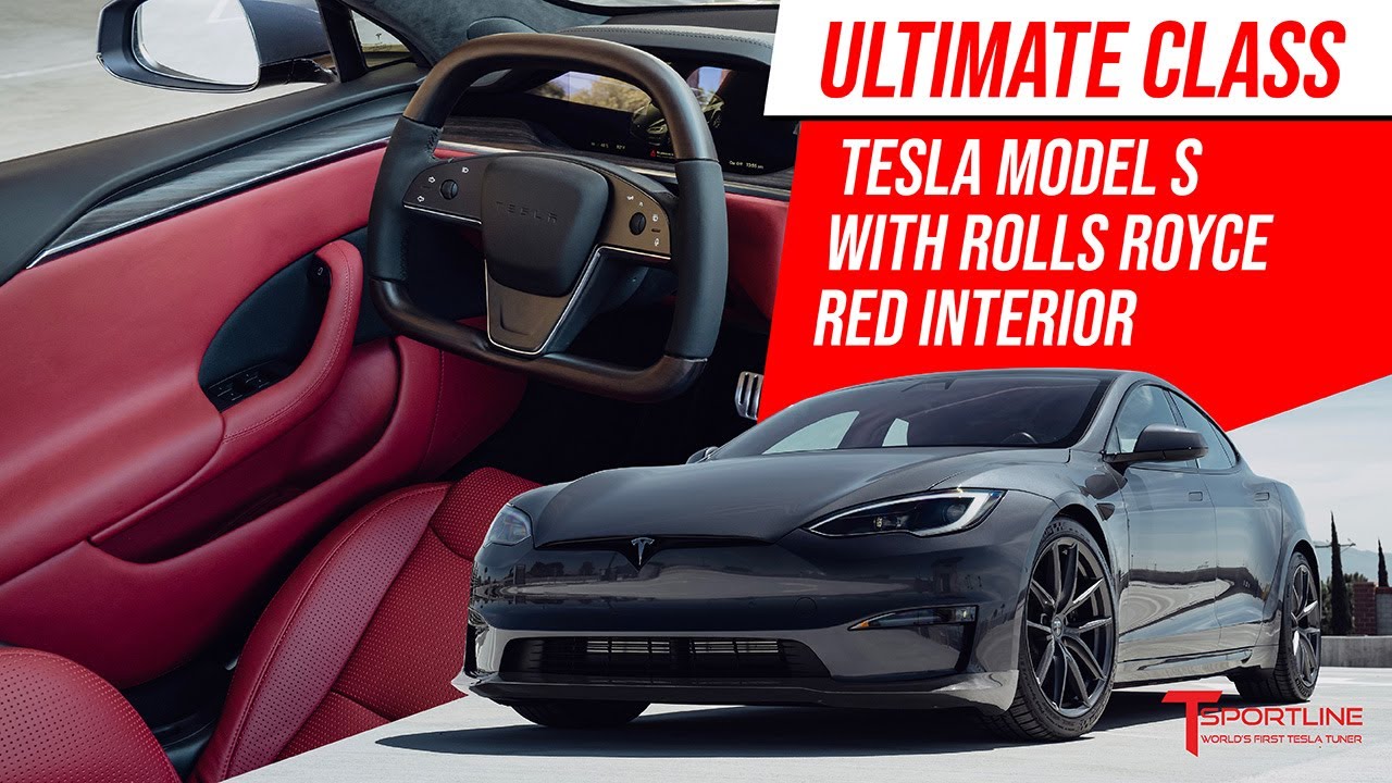 🤩 Интерьер ROLLS ROYCE! 🙌🏼 Индивидуально изготовленный Tesla Model S Plaid с пакетом апгрейда Hig...