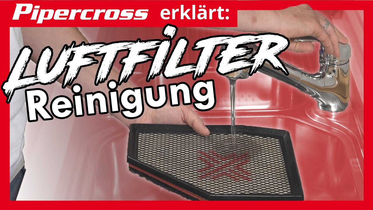 Pipercross erklärt - Tutorial zur Reinigung des ölfreien Luftfilters