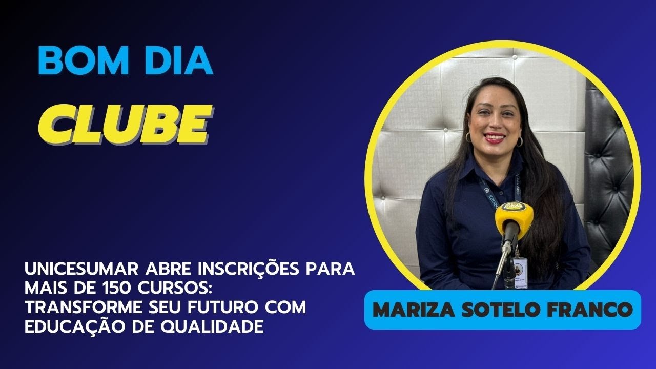 UniCesumar abre Inscrições para mais de 150 cursos: Transforme seu futuro com educação de qualidade.