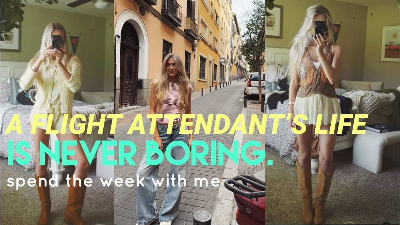 flight attendant life - SPOILER: I end up in SPAIN ✈️🇪🇸🤭