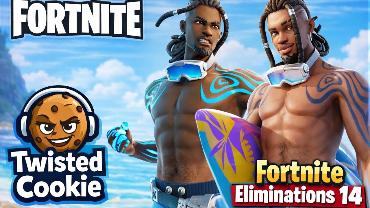 Fortnite Eliminations 14! Gaming With Twisted Cookie! 🎮🍪