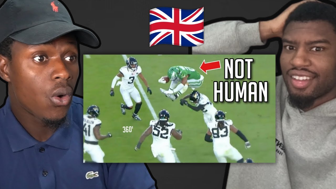 BRITS REACTS TO - NFL 