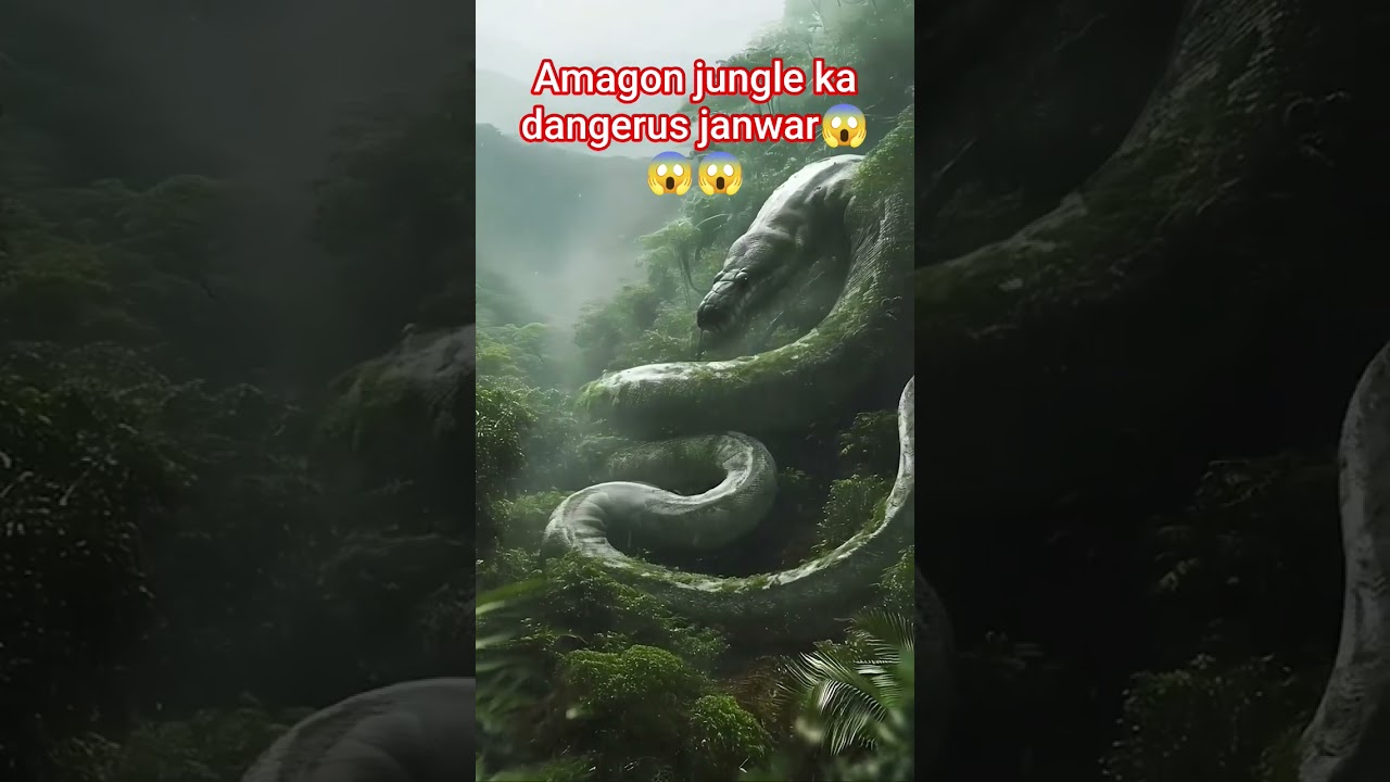 amagon jungle ka dangerus janwar😱😱😱😱😱 