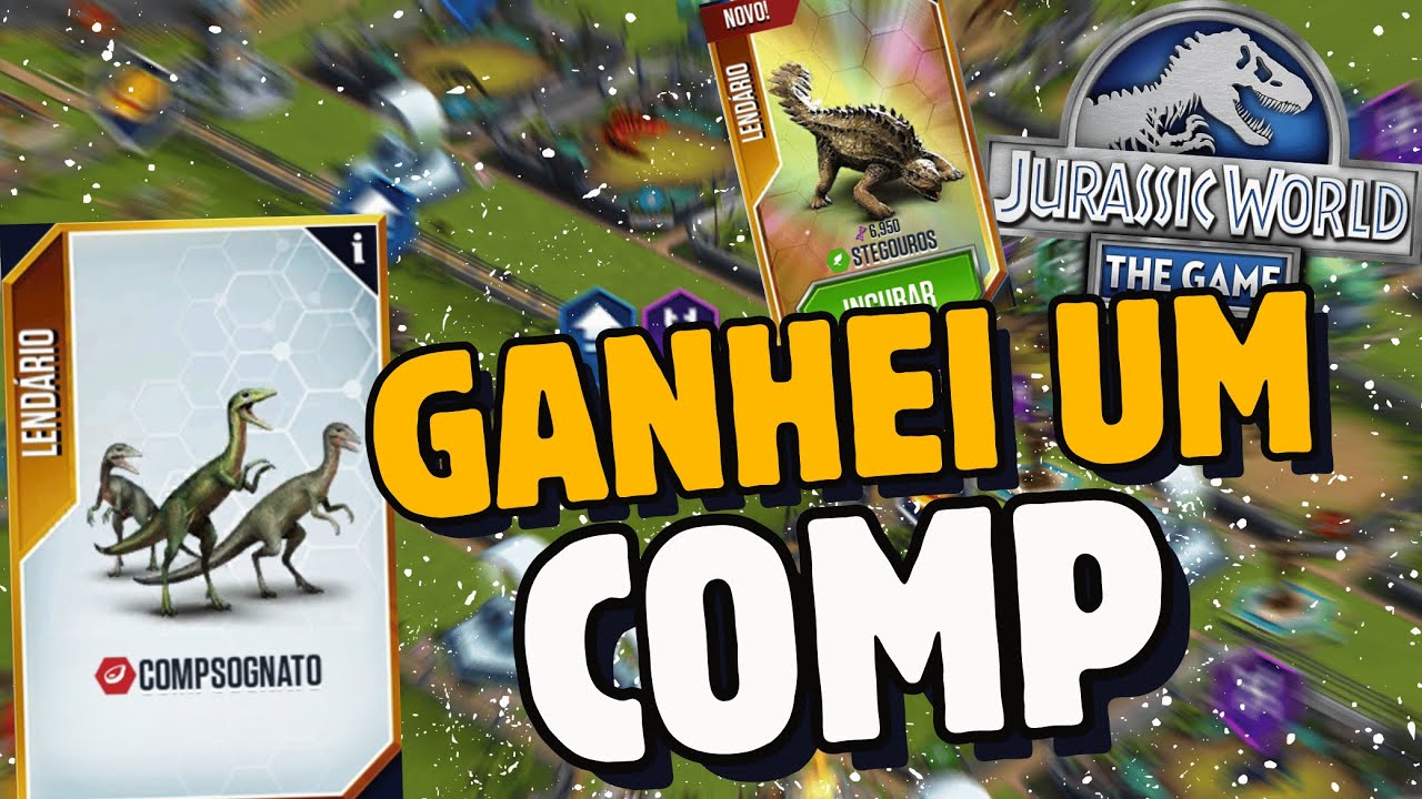 A MAIOR SORTE DE TODAS, GANHEI UM OS MELHORES LENDÁRIOS POSSIVEIS!!! .Jurassic World