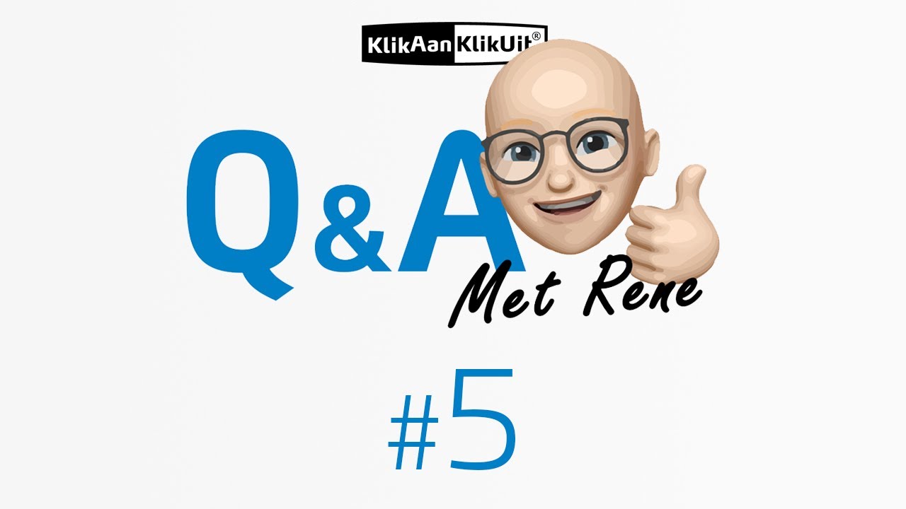 De KlikAanKlikUit ''Q&A met Rene' #5