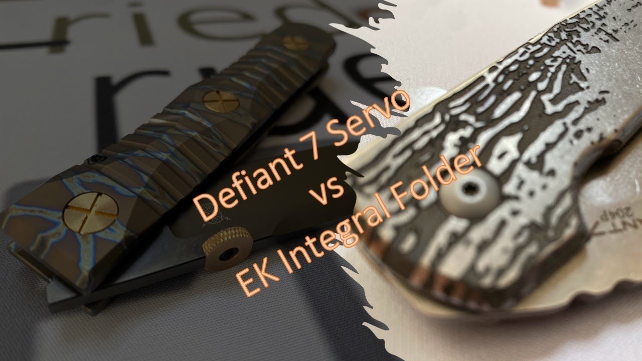 Defiant 7 Servo vs. EK Integral Folder