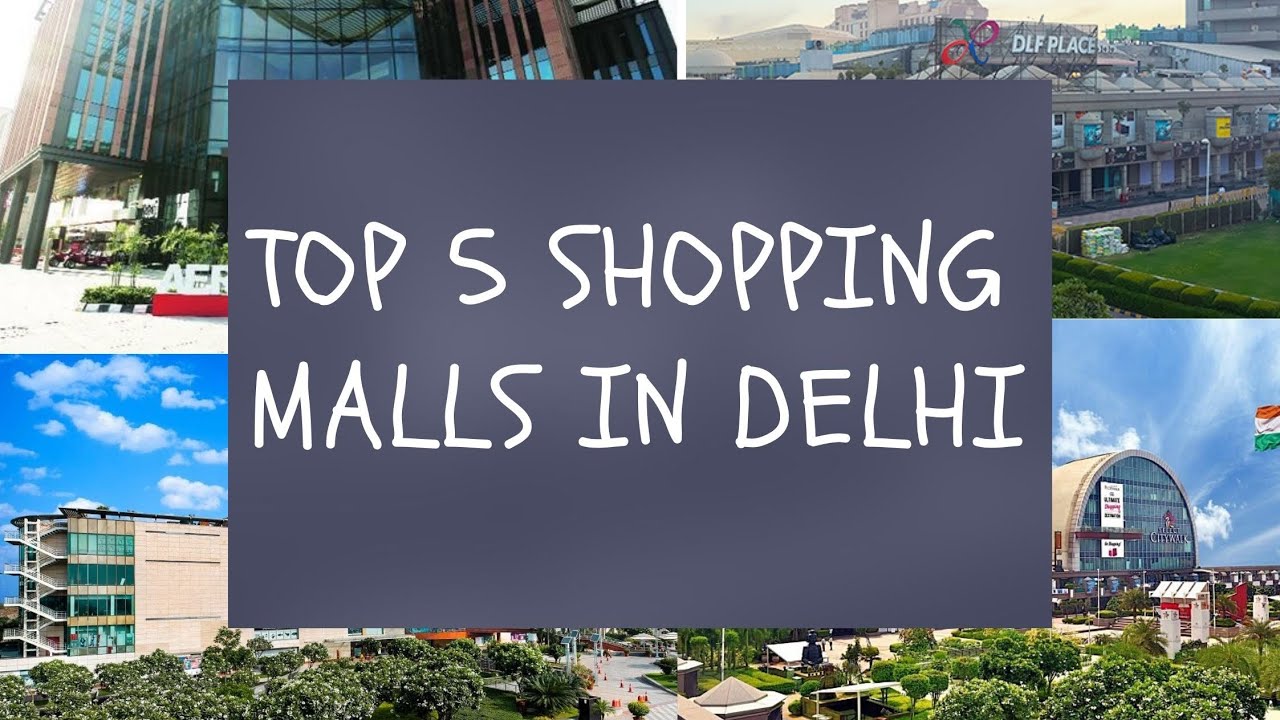 TOP 5 SHOPPING MALLS IN DELHI😍 | best malls in delhi #mall #shopping