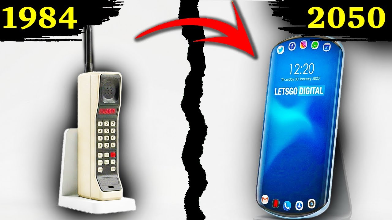 📱 Mobile Phone Evolution (1984–2050) | From Tin Can to Futuristic Iphone&Samsung