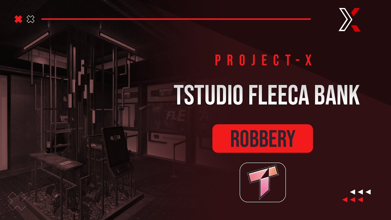 FiveM TStudio Fleeca Bank Robbery - QB | QBOX | ESX | Custom