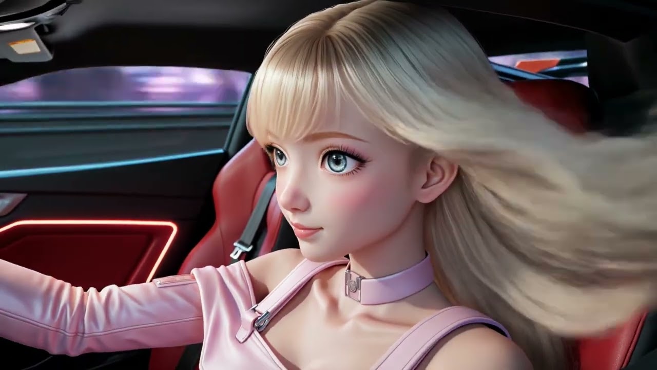 NEON GLITCH (V.I.P. NO-SHOW) Full-Aigirl-Ver #Kling #suno #aicar #aigirl #CarMusic #UKGarage #EDM