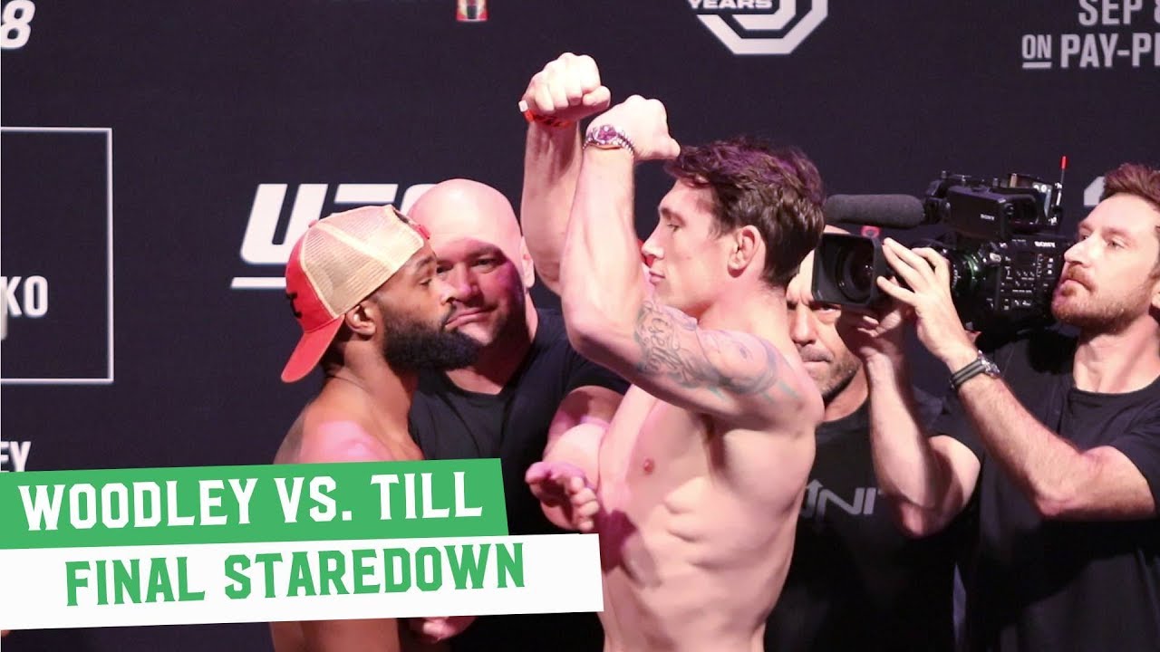 UFC 228 Ceremonial Weigh-In: Tyron Woodley vs. Darren Till