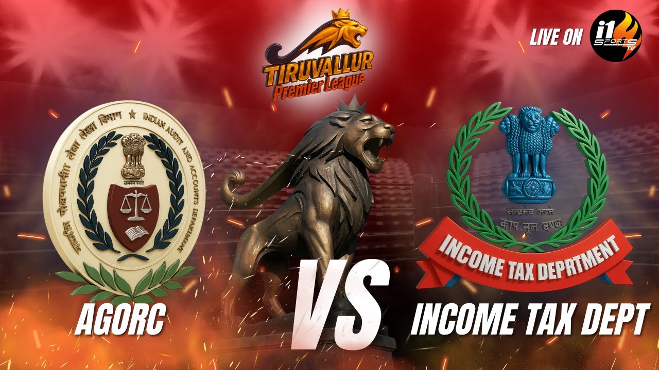 Tiruvallur Premiere League 3.0 | Day 16 - AGORC vs INCOME TAX DEPT | i1 Sports
