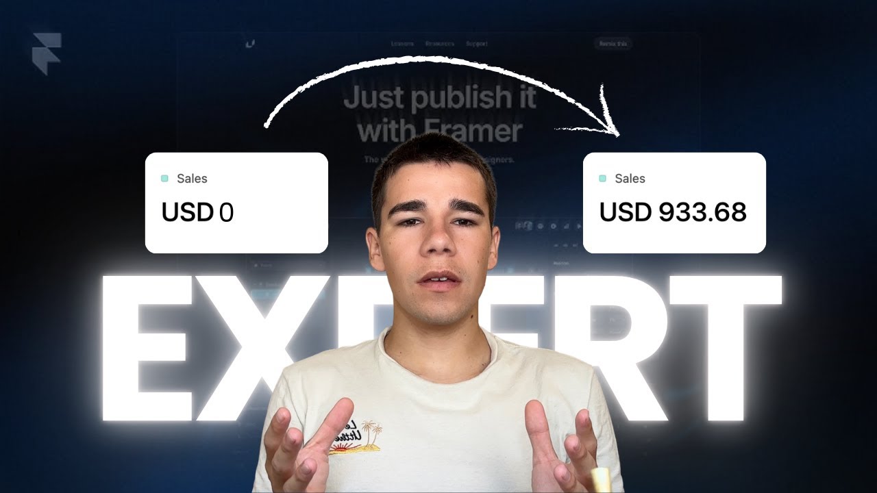 Cómo conseguir Framer Expert y ganar +$500/mes con comisiones