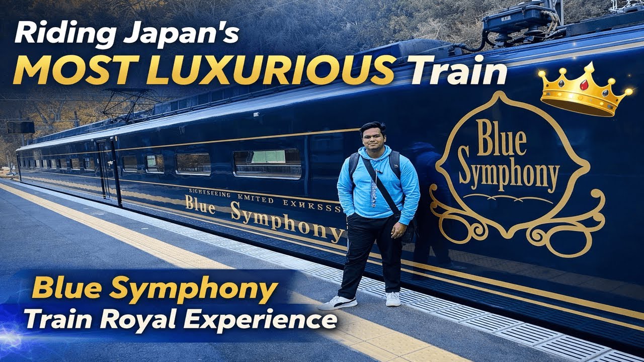 Riding Japan’s MOST LUXURIOUS Train Travel | Blue Symphony Train Royal Experience