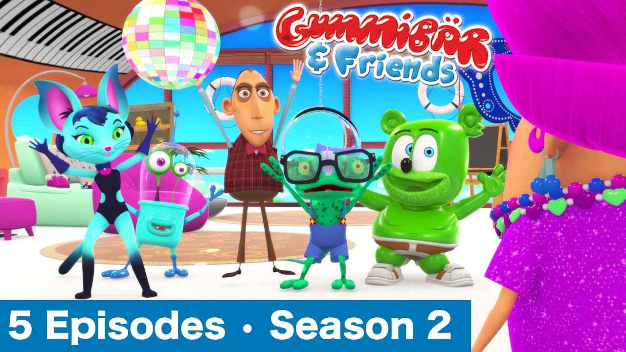 Gummy Bear Show Season 2 - 5 EPISODES (#16-20) - Gummib&auml;r And Friends