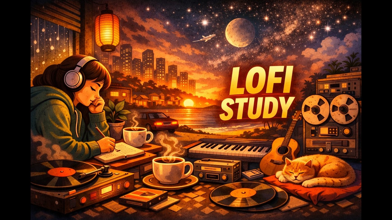 1 Hour Cozy Lo-Fi Beats ☕ Chill Music for Study, Focus & Relax