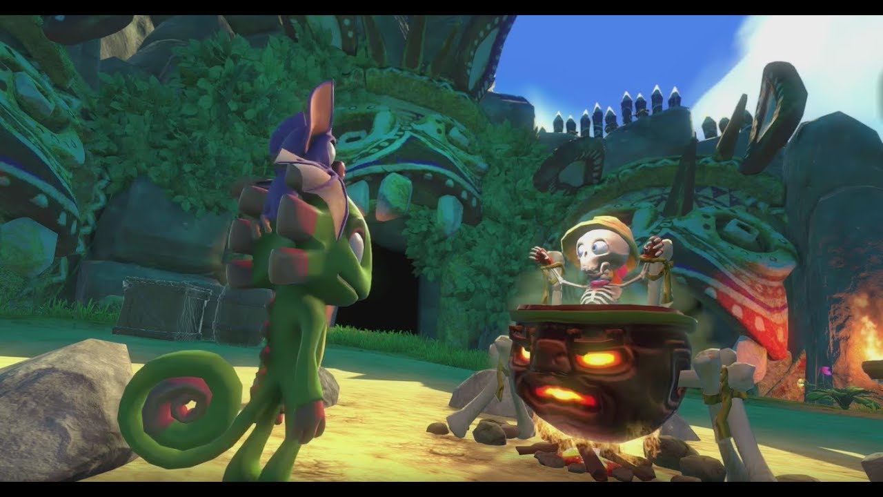 Tribalstack Tropics, Part 1 (Non-Extended) | Yooka-Laylee 100% Walkthrough 