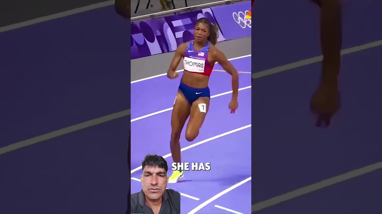Gabby Thomson Olympic champion 200 m gold medal #trackandfield 🥇$#viralvideo #viralmoment #ytshort