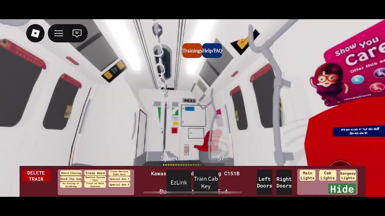 Changi airport line: expo to changi airport (C151B)