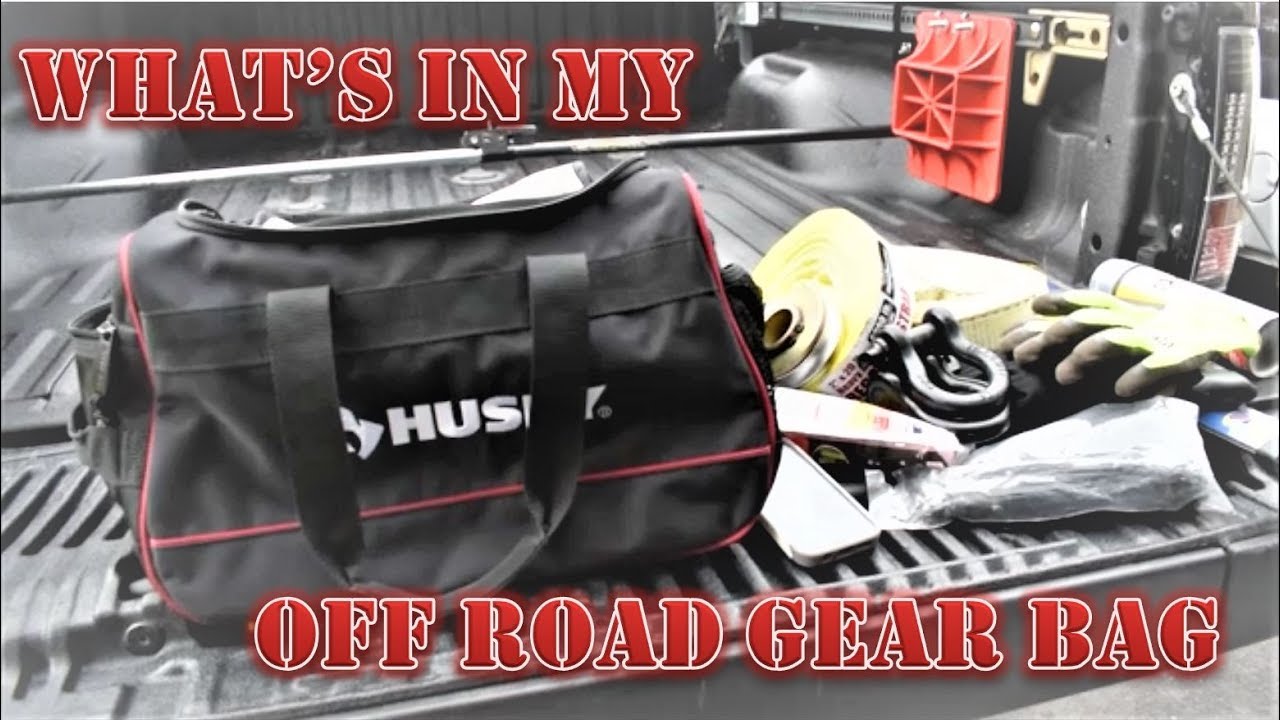 What I Bring In My Off-Road Gear Bag
