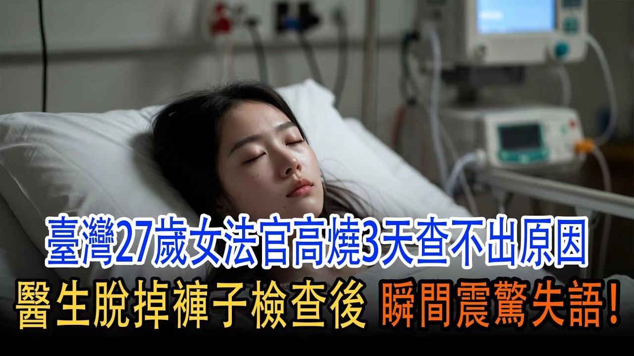 臺灣27歲女法官，高燒3天查不出病因，醫生輕輕脫掉她的褲子，當場傻眼！