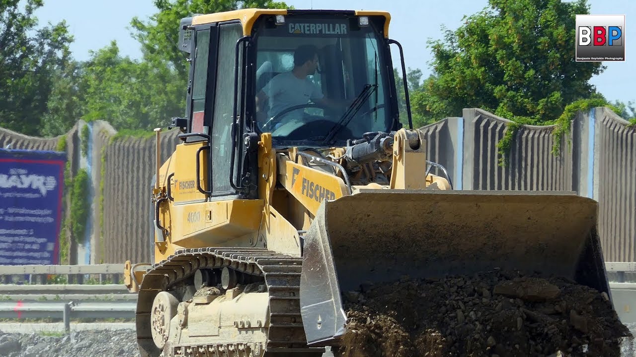 CATERPILLAR 963K Track Loader / Kettenlader, Neubaustrecke Wendlingen - Ulm, 2018.