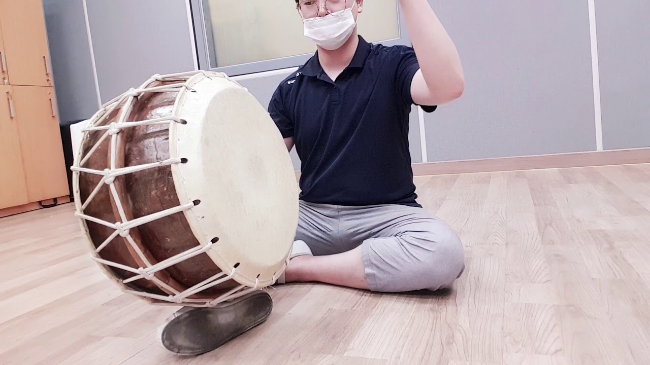 사물놀이 북 쉽게 지도하기(거울모드)- 쪽집게음악