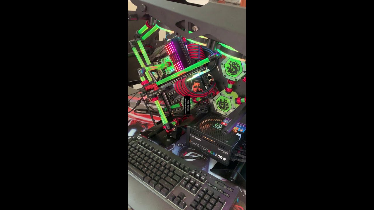 Intel core i9 9900K with MSI RTX 2080Ti Sea Hawk EK custom water