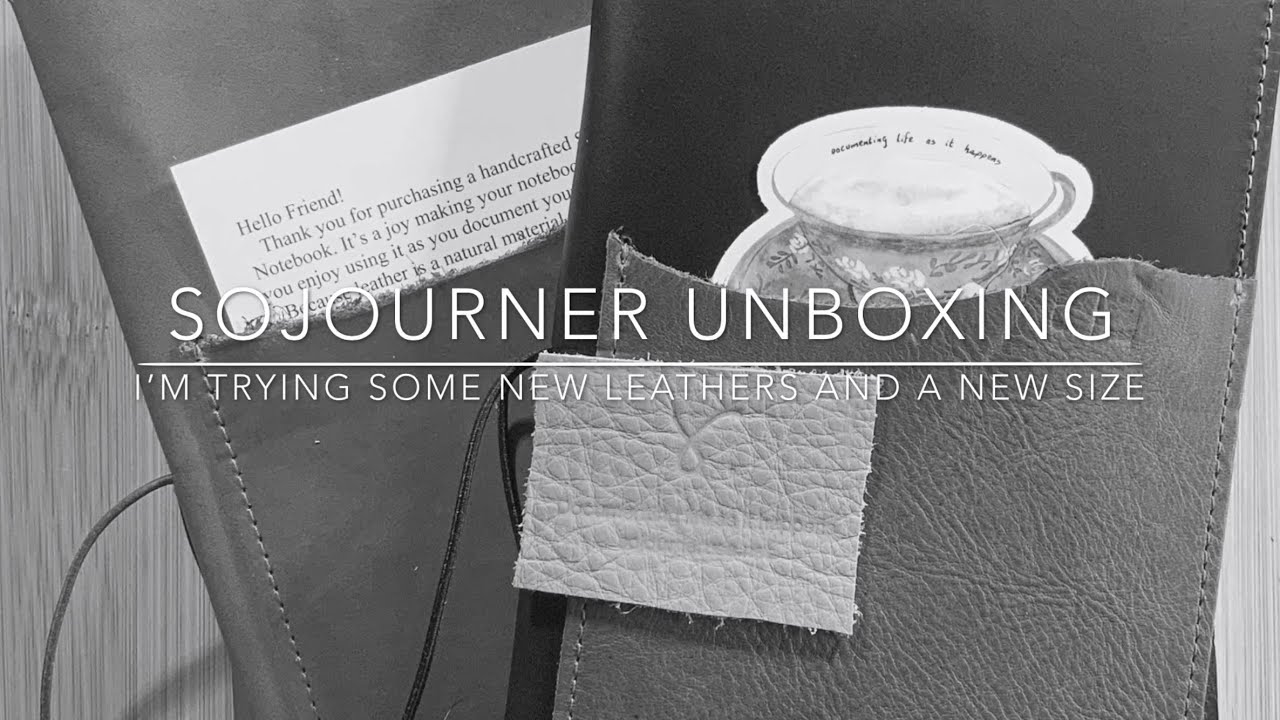 Sojourner USA Unboxing With A Surprise Leather (and so much more)! | B5 Stalogy Cover | B6+ Folio