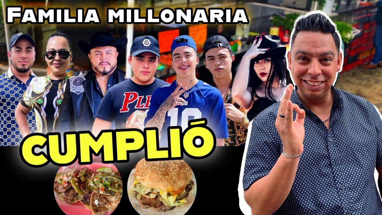 🔴 FAMILIA MILLONARIA invita tacos y hamburguesas ¡¡GRATIS!! 😱