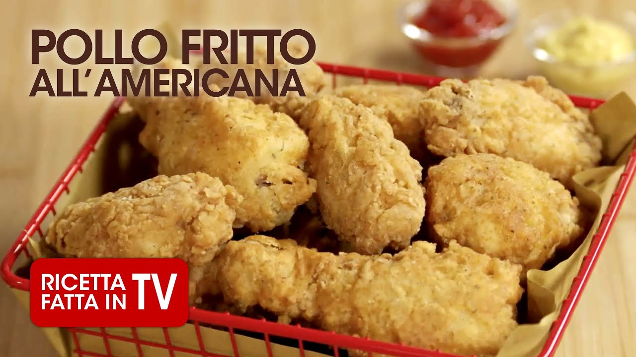 Come fare il 🍗 POLLO FRITTO ALL'AMERICANA 🍗 di Benedetta Rossi - Ricetta TV Fatto in Casa per Voi