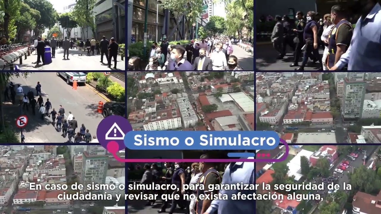 Protocolo de seguridad para #sismo o #simulacro, #SSC